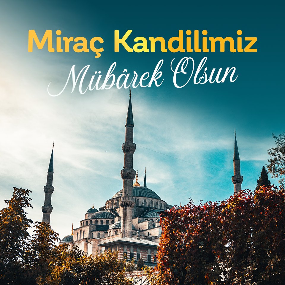hudayivakfi's tweet photo. "Miraç Kandilimiz Mübarek Olsun" https://t.co/pbwd9gZC6s