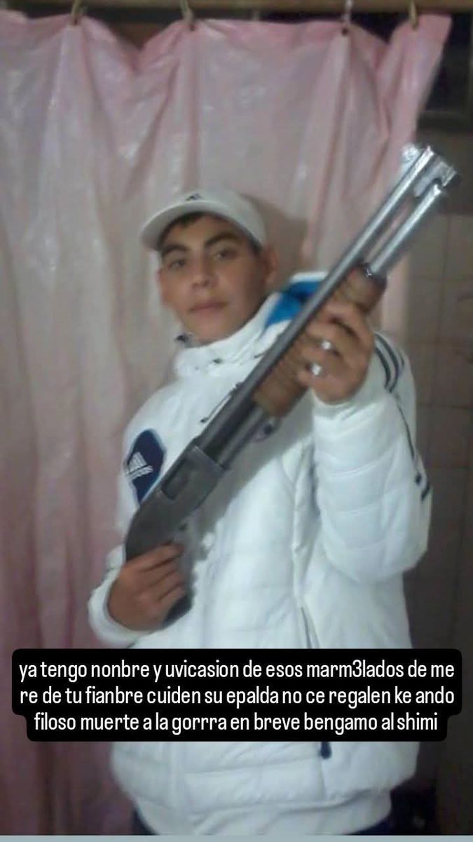 Si la puntería es como su ortografía. Dormí tranquilo. 

Se escrachan ellos mismos en las redes sociales 
Pero la justicia no los encuentra. 
Raro , no?