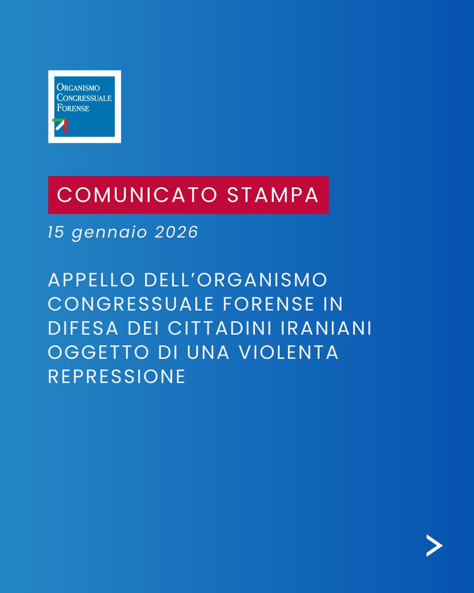 Organismo Congressuale Forense tweet media