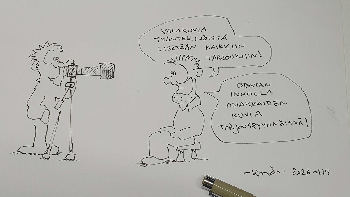 Meistä otettiin tänään uudet valokuvat. Valokuvia on lisätty tarjouksiin jo useita vuosia, mutta oletko koskaan nähnyt kuvia asiakkaista?