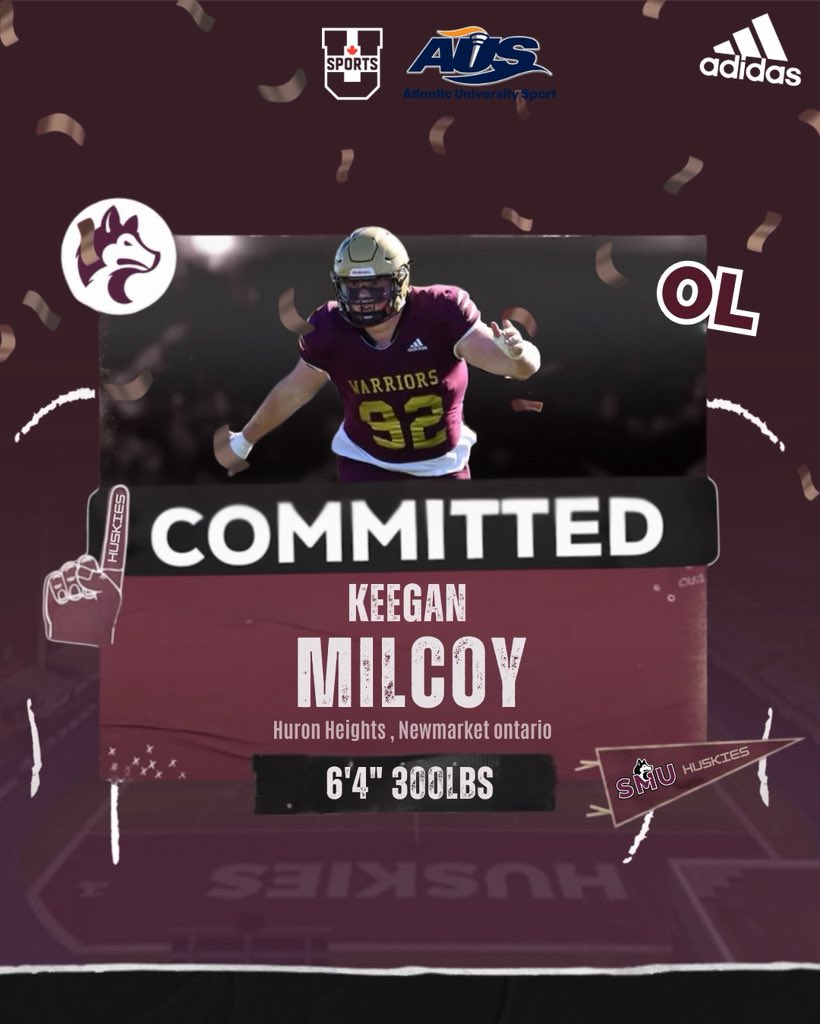 smuFTBL's tweet image. We are thrilled to announce the commitment of Keegan Milcoy from Newmarket, ON, to our Pack!