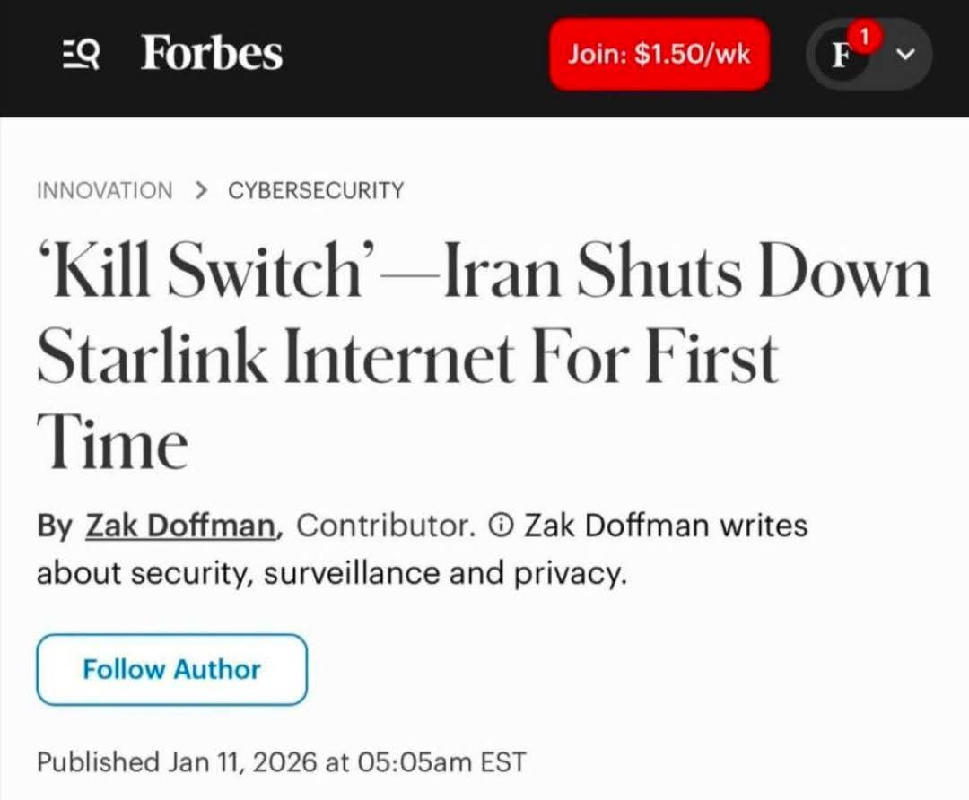 asgharrizvi1472's tweet photo. BAD NEWS for Trump and Elon Musk: Through the efforts of Iran's cyber specialists, Starlink is no longer accessible in Iran!
#Iran #USTerrorism #elonmuskfailure #Starlink #StarlinkInternet https://t.co/1ZeFJ4bUhQ