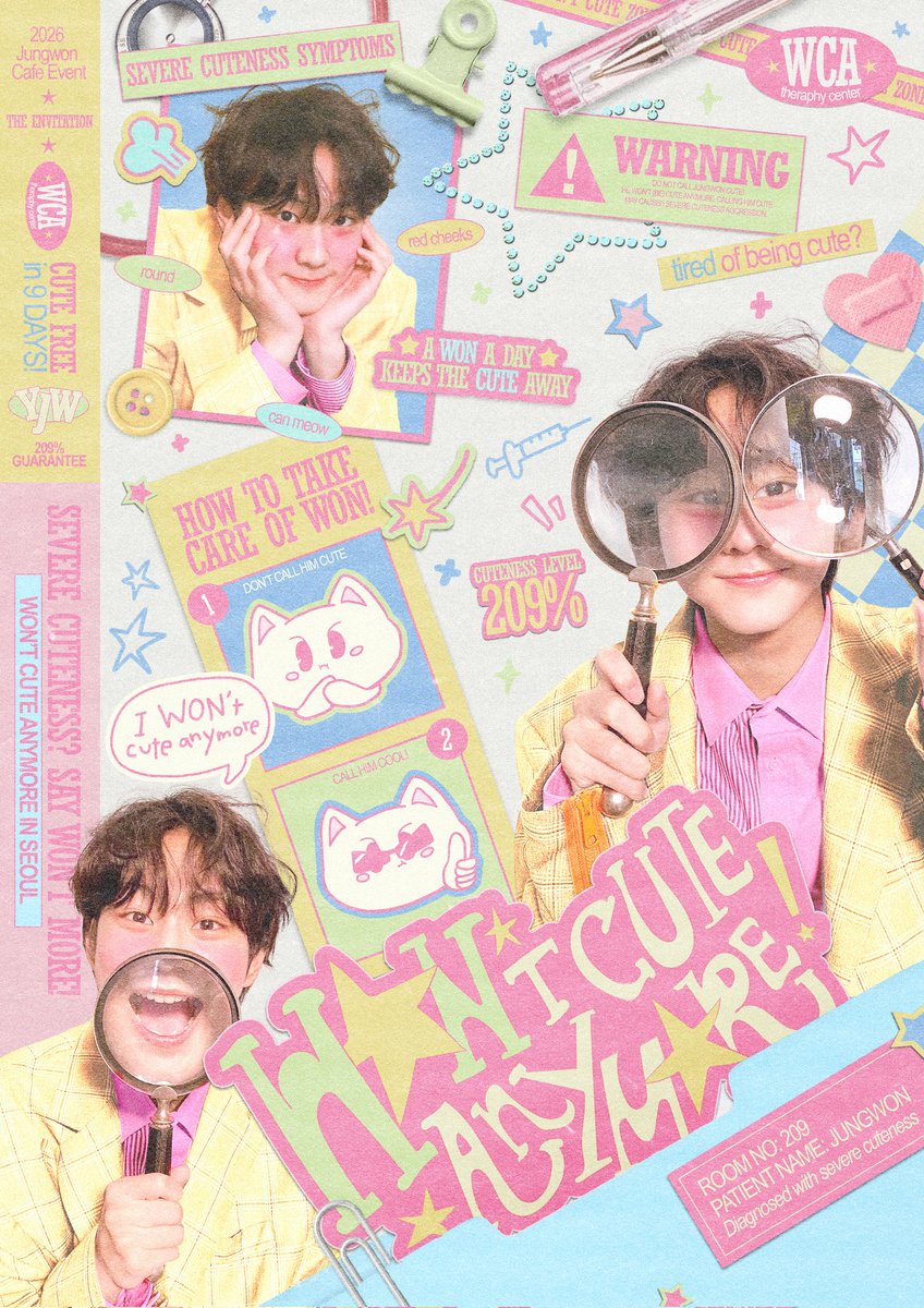 the_envitation's tweet photo. 2026 𝙅𝙪𝙣𝙜𝙬𝙤𝙣 𝘾𝙖𝙛𝙚 𝙀𝙫𝙚𝙣𝙩 in Seoul

𝗪𝗢𝗡'𝘁 𝗰𝘂𝘁𝗲 𝗮𝗻𝘆𝗺𝗼𝗿𝗲! 
이제 귀여운거 안 할래원! ₍^. .^₎⟆

🩷 럭키드로우 이벤트 진행합니다 🩷

⋆ 카페먼로 | 서울시 마포구 양화로6길 57 3층
⋆ 26.2.7(토) ~ 26.2.9(월) | 12:00 - 19:00

#WONtcuteanymore #JUNGWON #정원 https://t.co/Z5tWL3PF5B