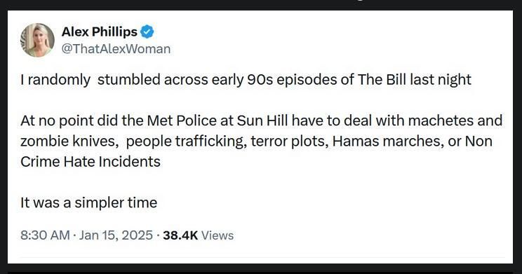 jdpoc's tweet image. THIS DAY in 2015 when the ridiculous 'journalist' and Russian Speechwriter @ThatAlexWoman Alex Phillips of @GBNEWS (then) used a fictional TV Show to incite racial hatred.

And got justifiably ripped for it.