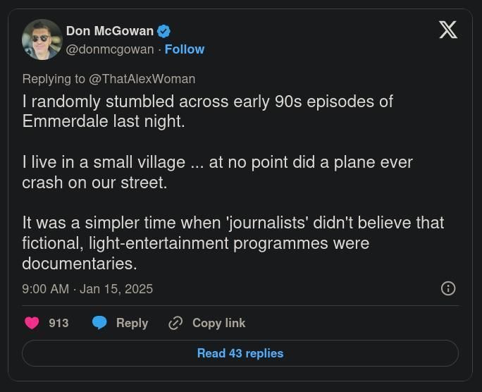 jdpoc's tweet image. THIS DAY in 2015 when the ridiculous 'journalist' and Russian Speechwriter @ThatAlexWoman Alex Phillips of @GBNEWS (then) used a fictional TV Show to incite racial hatred.

And got justifiably ripped for it.