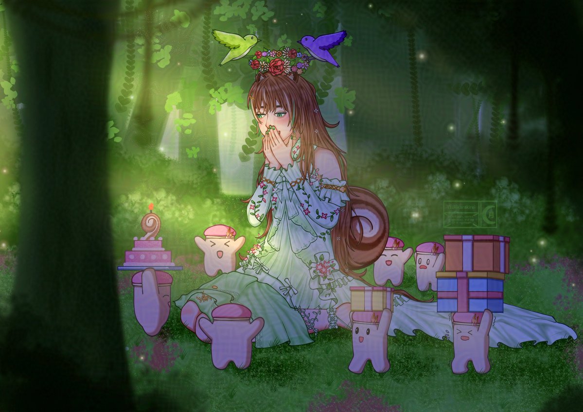 Happy birthday, Risu!❤️🎉

#iRISUtration
#HappyRisuDay2026