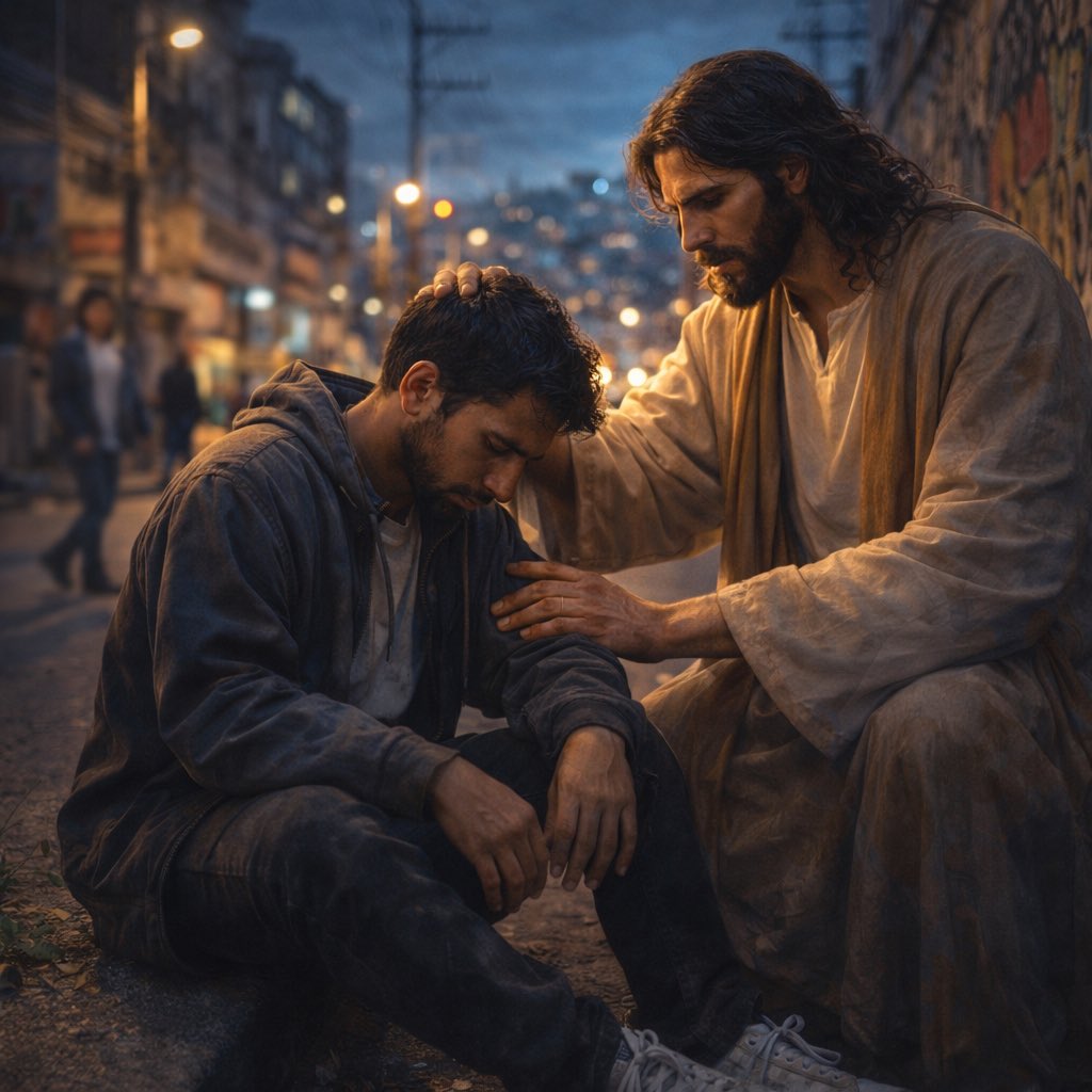“Si tú quieres, puedes curarme.”
La fe no exige, se abandona.
Y Jesús responde tocando lo que nadie toca,
acercándose a lo que el mundo excluye.

Señor Jesús,
toca nuestras heridas más escondidas,
límpianos del miedo y de la vergüenza,
y devuélvenos la alegría de sabernos amados.