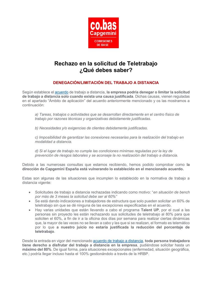 Sección Sindical Co.bas Capgemini tweet media