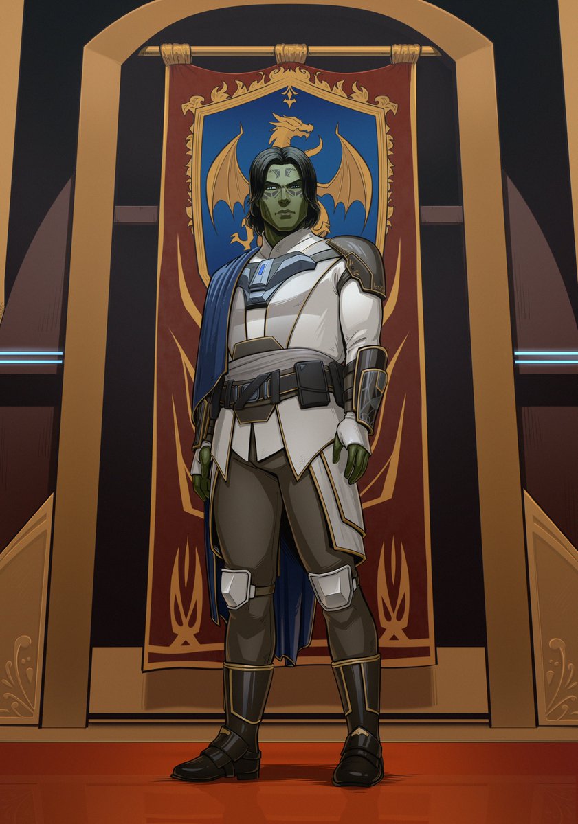 BirdyRaider's tweet image. OC commission: Asmoran Culdacar

#starwarsmemes #starwarsart #starwarsfanart #Mirialan #commission #commisionsopen #swtor #kotor #wip #sketch #workinprogress