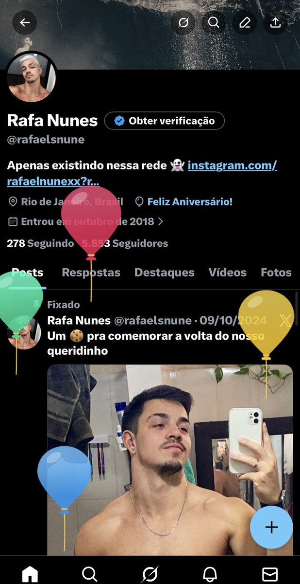Os balõezinhos subiram 🎉🥳