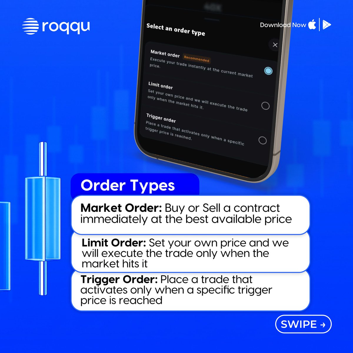 roqqupay's tweet image. 💰 Explore Market and Limit Orders, 30+ coin pairs and maximise your profits with up to 40x leverage!

🚀 Trade Futures on Roqqu today!

#Contracts #Futures #TradeFuturesOnRoqqu