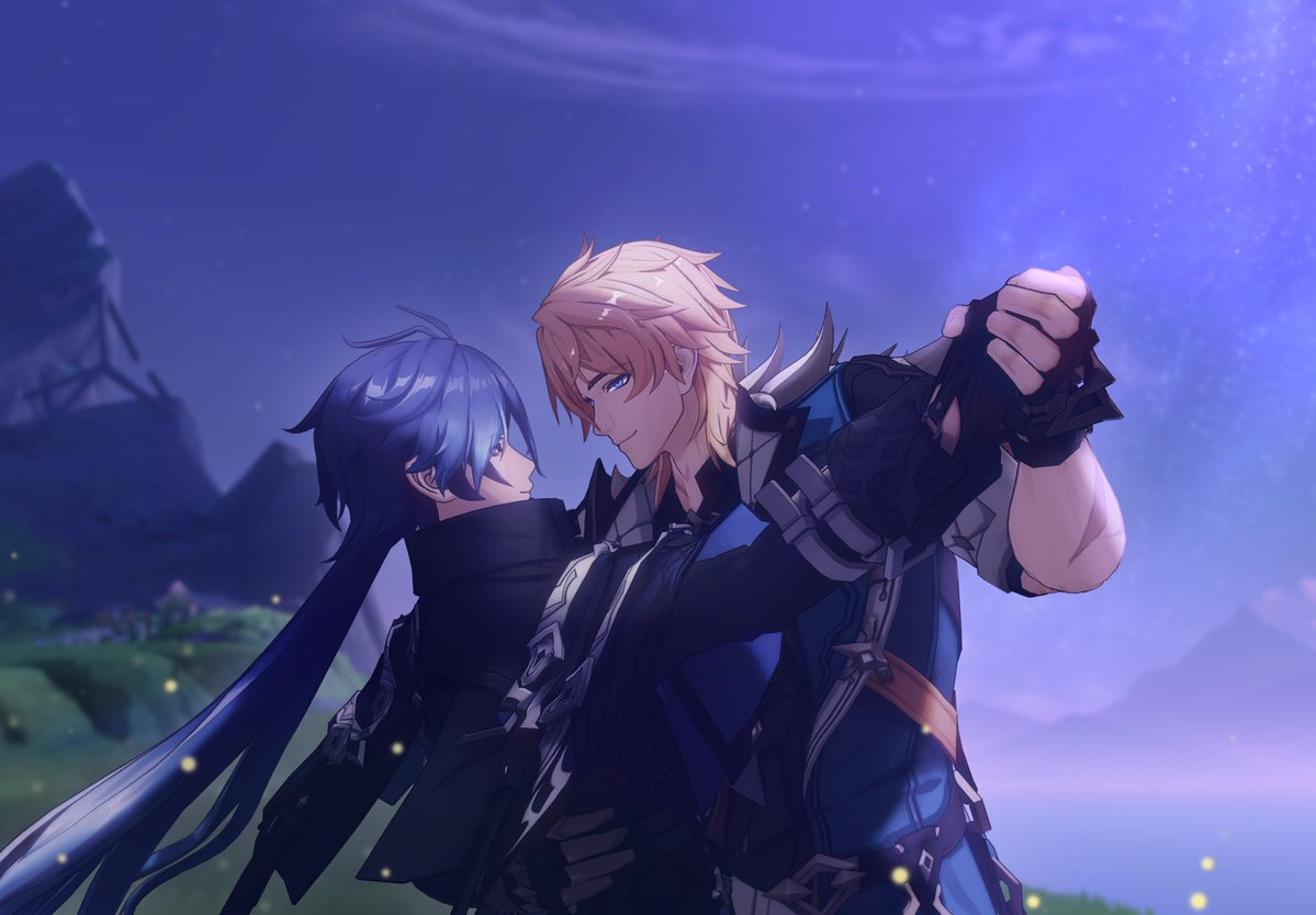 Saiyuan_lin's tweet image. 「Let us dance under the moonlight.」
#Varflins #varkaflins #knightlight #ルカキリ