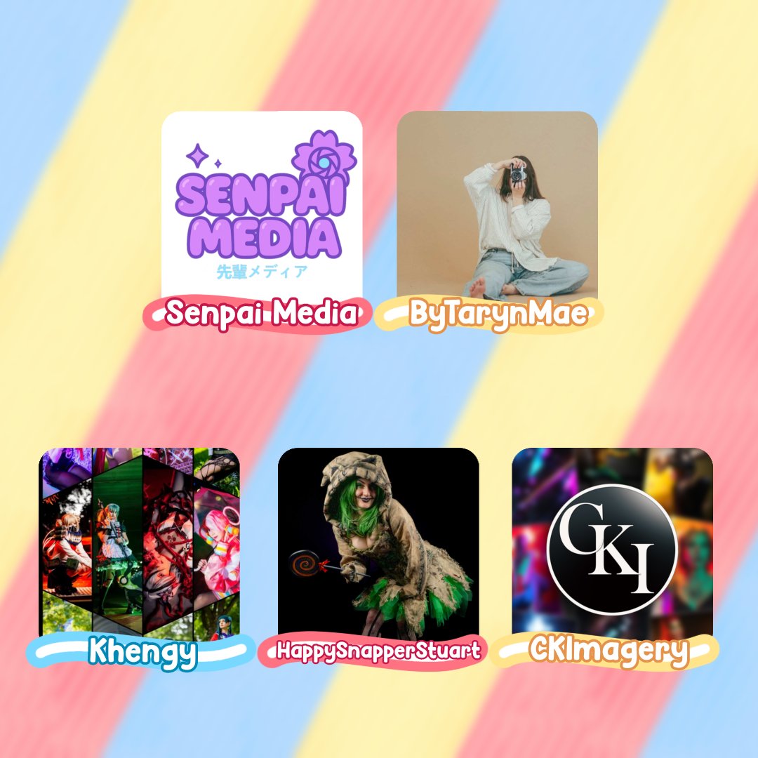 📸Welcome in our EPICCON 2026 Media, these EPIC people will be taking photos and videos around the event, especially in our media space to the right of the entrance. 🎈

We can't wait to see you all at Cannington Exhibition Centre in 2 days time! 🎉