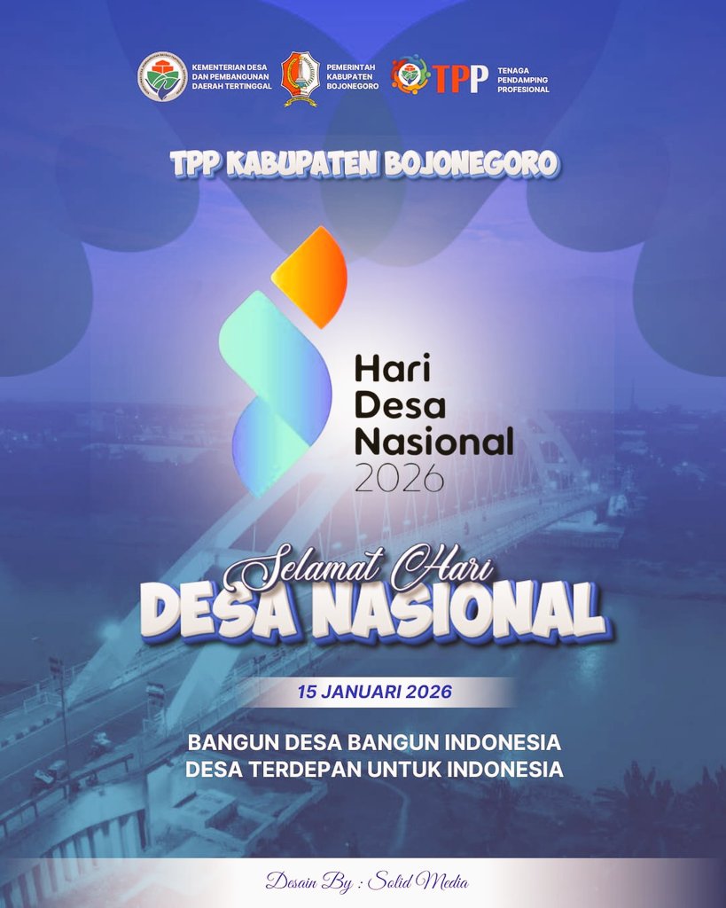 SEMARAK HDN 2026;
Bersama desa, kita wujudkan pembangunan yang berkeadilan
<a href="/prabowo/">Prabowo Subianto</a>
<a href="/gibran_tweet/">Gibran Rakabuming</a>
<a href="/YandriSusanto/">Yandri Susanto</a>
<a href="/ArizaPatria/">Ariza Patria</a>
<a href="/kemendespdt/">#BangunDesaBangunIndonesia</a>
<a href="/bpsdmkemendesa/">Bpsdm Kemendesa</a>
<a href="/dpmdjatim/">DPMD JAWA TIMUR</a>
#HariDesaNasional2026
#BangunDesaBangunIndonesia
#DesaTerdepanUntukIndonesia
#BhaktiPendampingDesa
#TPPJawaTimur