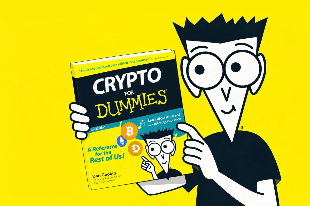 The best way for Normies to learn about crypto is to explain it in words  they understand. The book series For dummies is the award winning book for  onboarding anyone to anything,