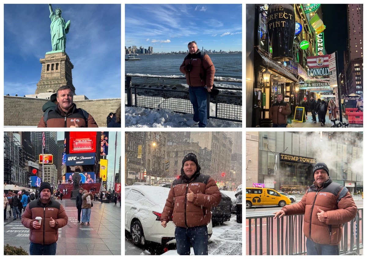 “Rory in the Big Apple, braving the elements recently. Don’t worry—we won’t tell Bill Gates you like Apple.”

#RoryOnTour #WinterEscape