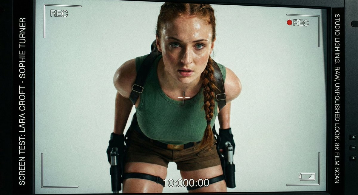 famorphing's tweet photo. vamos @PrimeVideo !  estamos ansiosos por verlo ya! Cuando empieza el rodaje! #laracroft #tombraider #SophieTurner https://t.co/xfuxcboehS