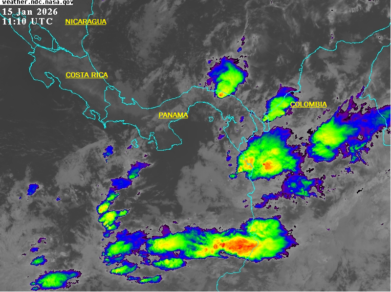 lasose2002's tweet photo. La baja colombiana y la zona de convergencia, estan produciendo nublados principalmente en Colombia y Panamá, lluvias de variada intensidad sin descartar algunas tormentas en el norte y noroeste de Colombia, y aguas adyacentes de Panama y de Colombia. https://t.co/yKuLRFjxDH