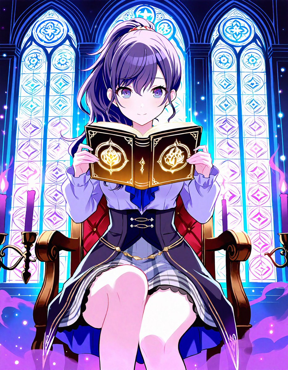 アニメイラスト あxまゆ様 朝比奈まふゆ これが………セカイを変える魔法？ #AIart #AIイラスト