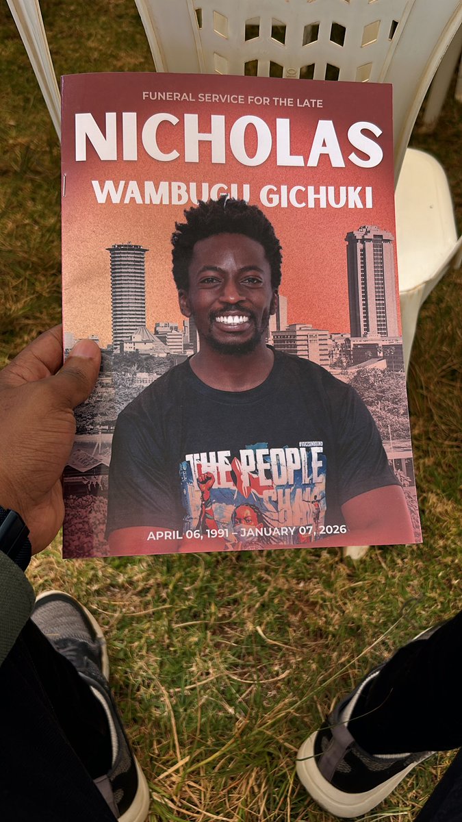 Today we bury Nick, a man who did so much with the little time he had. Indeed the people shall