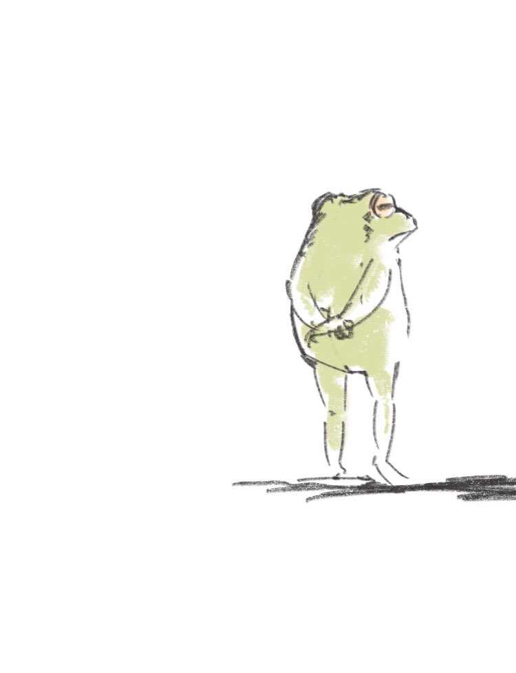 64zukan's tweet image. タップ見せてくるカエル。