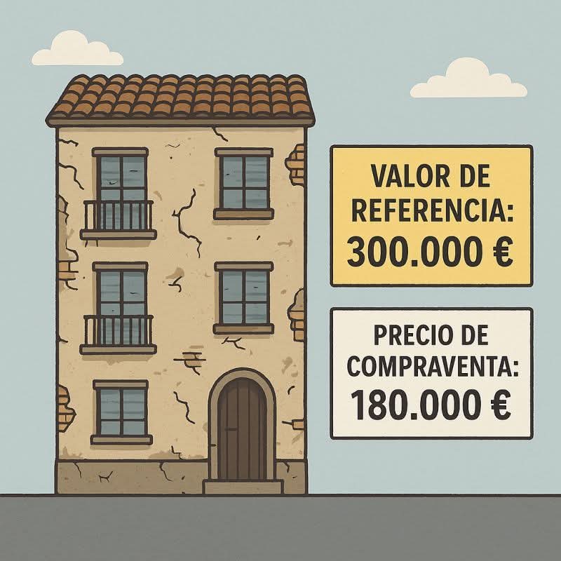 Compras un piso por 180.000 €.
Hacienda: “Perfecto. Pero para mí vale 300.000 €. Y vas a tributar como si lo hubieras pagado”.

¿Cómo es posible? Bienvenidos al maravilloso mundo del valor de referencia catastral.

Desde 2022, la Agencia Tributaria ha implantado este sistema .