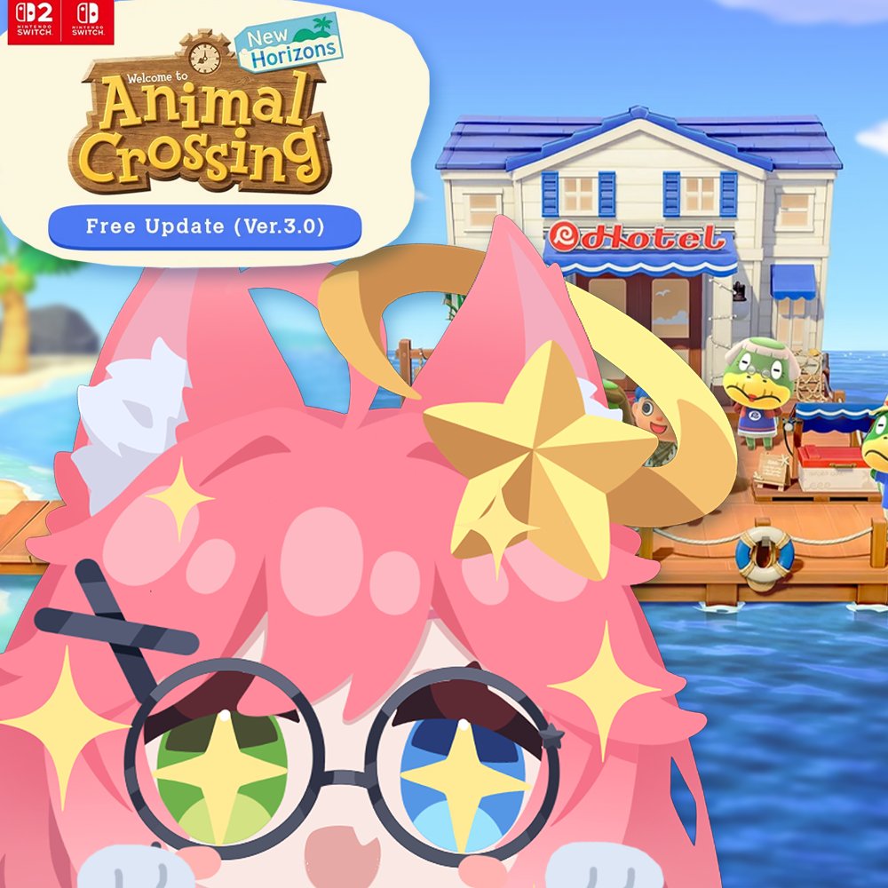 lullynya's tweet image. ✨Streamy✨
WAAAAAAAAAAAAAAAH wir spielen heute das neue Animal Crossing New Horizons 3.0 Update!! Ich bin so excited!! Hab auch seit längerem nicht gespielt also mal schauen wie unaufgeräumt meine Insel so ist cx

💫Start um 17 Uhr
Ich freue mich auf euch!! &amp;gt;w&amp;lt; &amp;lt;3