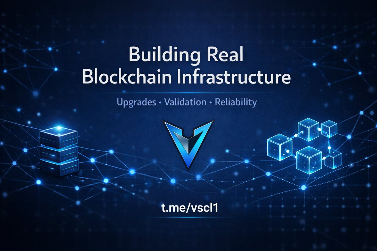 Every Layer-1 faces upgrades and stress tests.

What matters isn’t if challenges happen —
it’s how the network responds.
VSC is upgrading, syncing, and strengthening in real time.
That’s how infrastructure is built. 🛠️

Progress > Noise.
💬 t.me/vscl1

#VSC