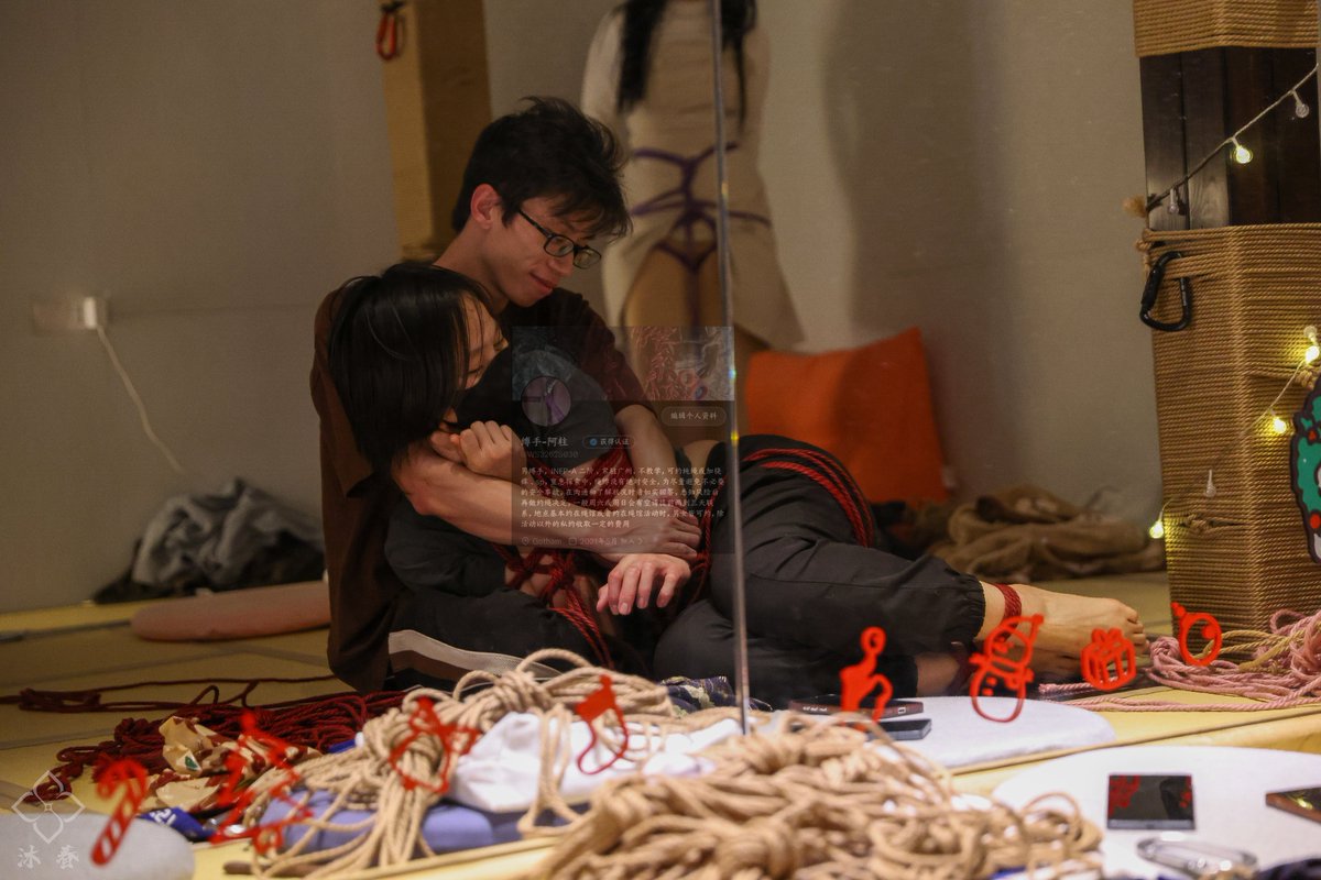 WS32628030's tweet photo. “你逃，我追，你插翅难飞”
🏠： 沐春树洞 @MCS_shibari
📷： 小陆 @xiaolu_rope
 👧🏻： Kiwi @Kiwioology
🪢： 我 https://t.co/iRqOIXx5ZG