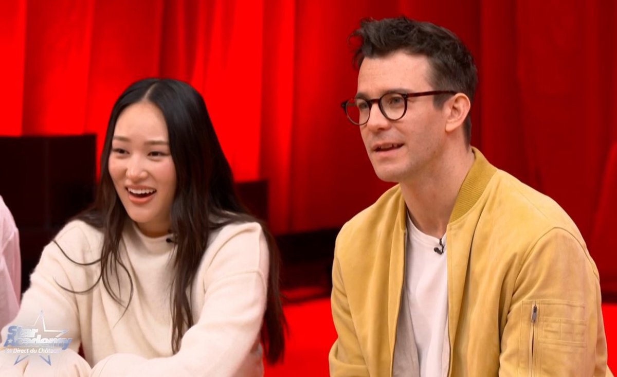 Yerin Ha and Luke Thompson make a surprise appearance at the Star Academy.