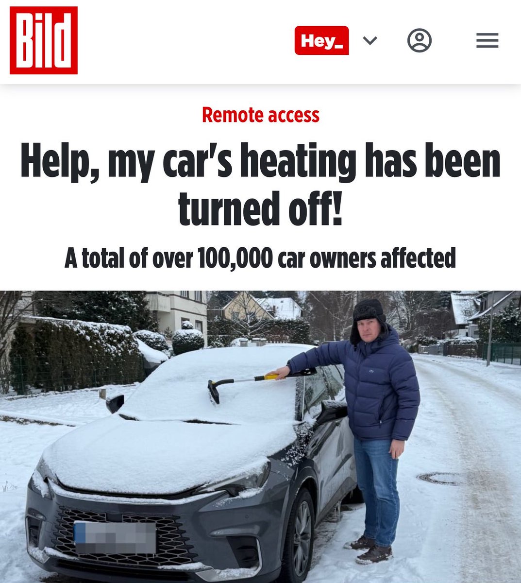 BGatesIsaPyscho's tweet image. 🚨🇩🇪 Meanwhile in Germany 

This one is insane…..‼️

Toyota have stopped owners of their cars from preheating their vehicles using - they have done this remotely using their own app.

They claim it stops unnecessary exhaust fumes unavoidable pollution.

Electric vehicles remain…