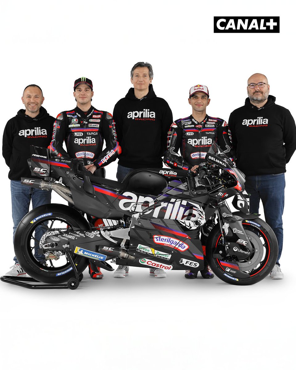 CanalplusMotoGP's tweet photo. L'Aprilia RS-GP26 de Marco Bezzecchi et Jorge Martín 💥 Votre avis ? #motogp https://t.co/RUHmmArt5n