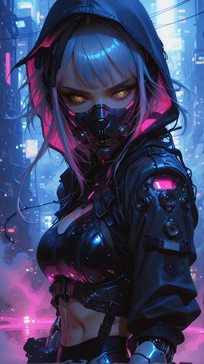 Thank you for the tag <a href="/RyukDeviAI/">RyukDeviAI</a> 

➡️QT your Shadowrunner.⬅️

To me shadowrunner is like an edgerunner. Only difference is that they got magic like skill sets

Join in! Join in! EVERYBODY is welcome
#AIArtwork #AiArtSociety #aiART