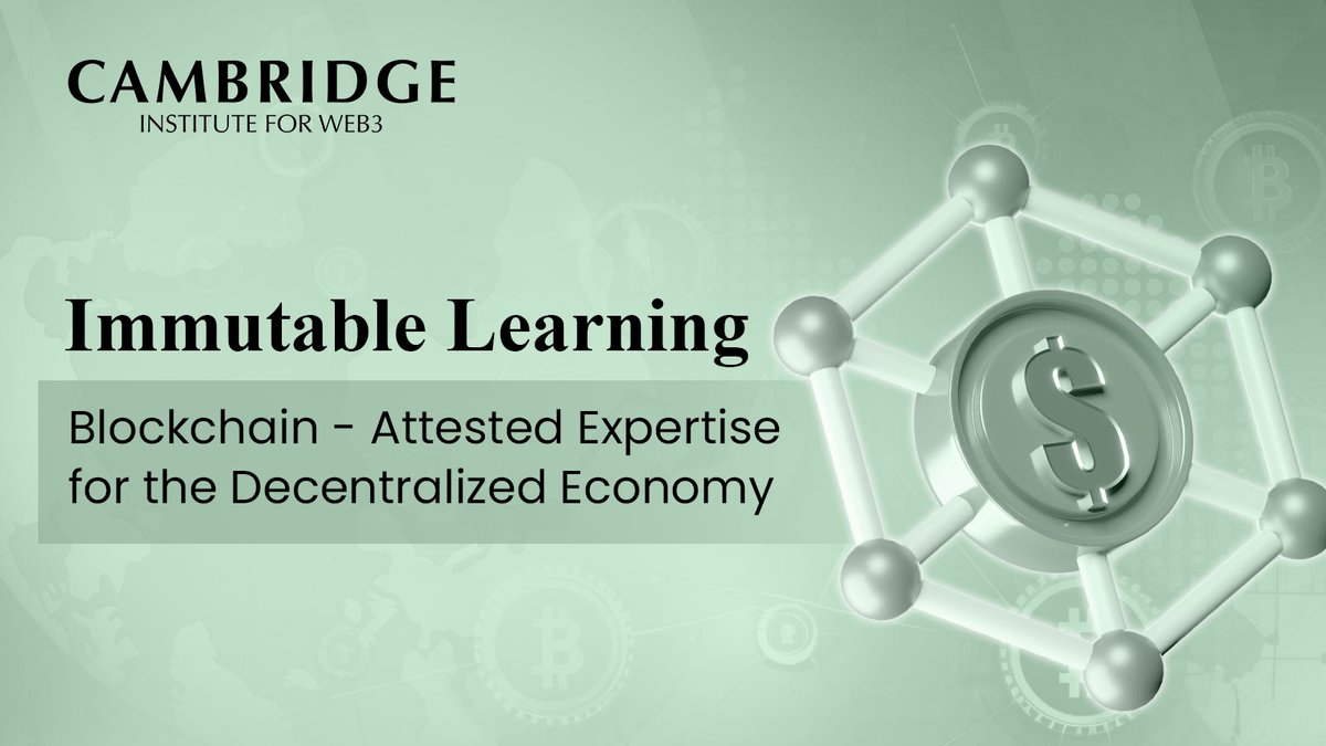 Cambridge Institute for Web3(CIW) tweet media