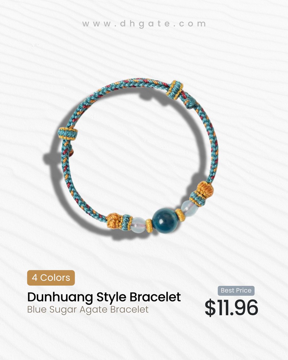 dhgate's tweet image. Colors inspired by the Silk Road ✨📿 Dunhuang-style beaded bracelets in multiple shades to match every mood and outfit
Shop now🛒
cutt.ly/ntkJ74Ui
cutt.ly/etkJ5dZ7
cutt.ly/etkJ5mXk
cutt.ly/atkJ5AAR
#DunhuangStyle #BeadedBracelet #ColorfulAccessories
