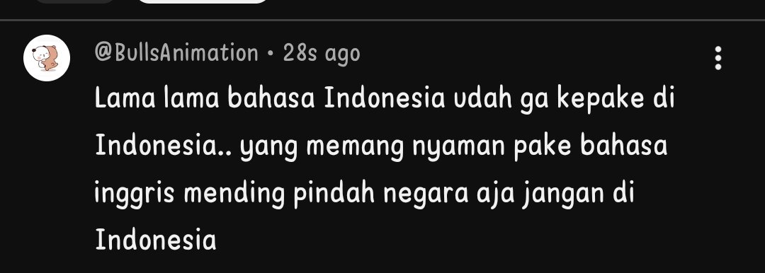 Ijin bertanya dengan nada halus dan lembut.

2026 kenapa masih ada orang yang masih begini pemikirannya? 

Sama agak ironis aja sih ya nama channel dia aja pake bahasa inggris