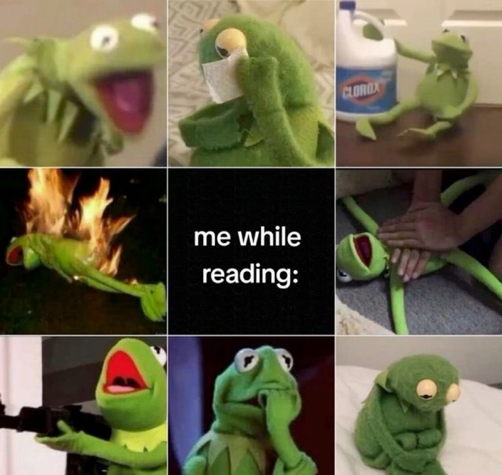 txtfrombook's tweet photo. “Gue mah baca buku biar rileks.”

Padahal aslinya: https://t.co/xLkyEVMqgR