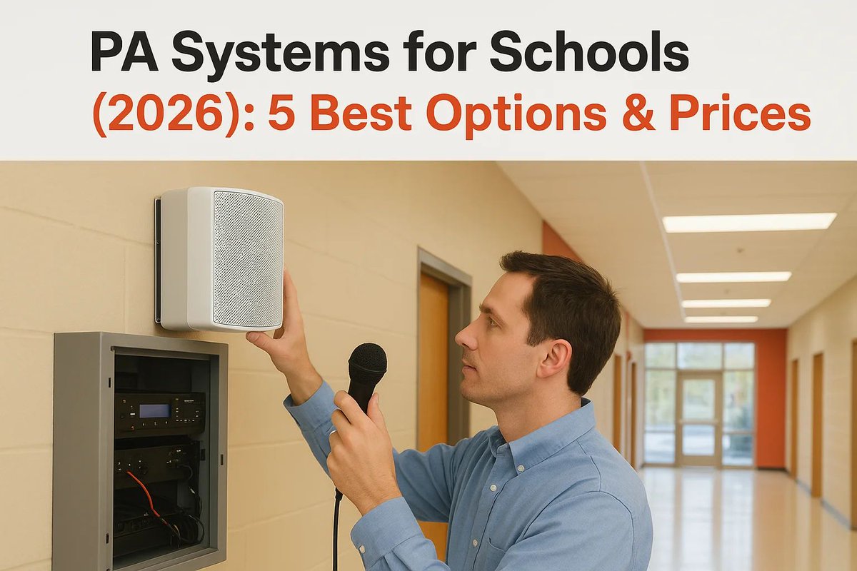 tvalleysolution's tweet image. Need reliable communication in schools? Check out our top 5 PA systems for clear announcements and emergency alerts! 🏫🔊 #SchoolSafety #PAsystems #Boise
Read more --&amp;gt; treasurevalleysolutions.com/blog/pa-system…
