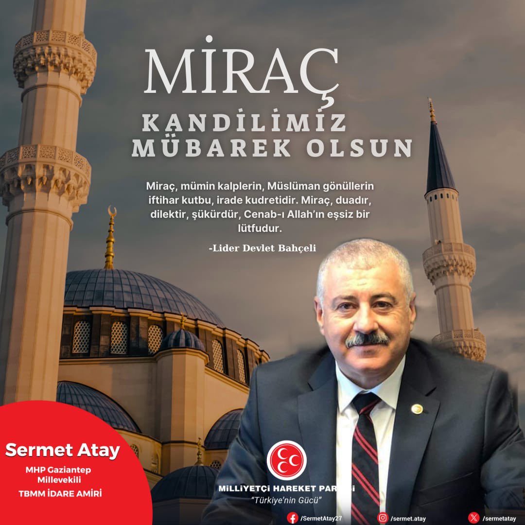 Miraç Kandilimiz Mübarek olsun.