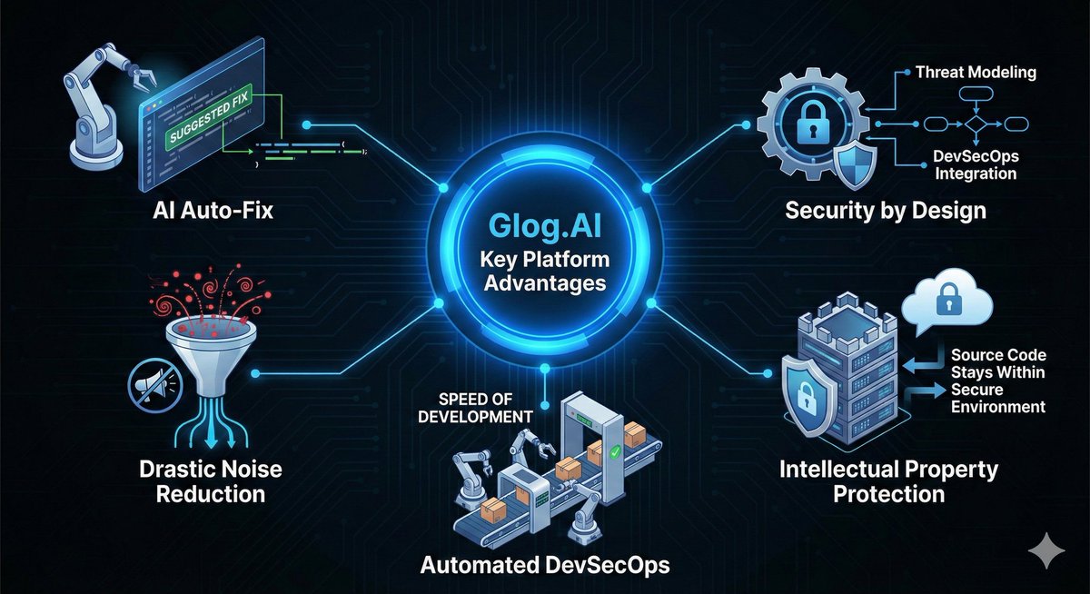 Is your team drowning in security alerts instead of shipping code?

Introduce speed and precision to your security pipeline with Glog.AI. We’ve tackled the biggest challenges in application security to bring you a platform that works with your developers, not