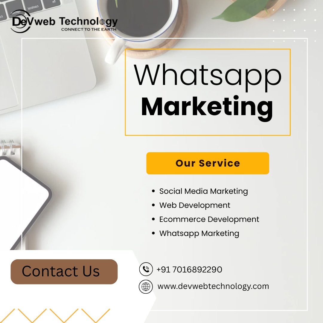 devmarketingdev's tweet photo. https://t.co/tfz2XletPj
Devwe Technology – Professional WhatsApp Marketing Services https://t.co/p8YG3V4Mlo