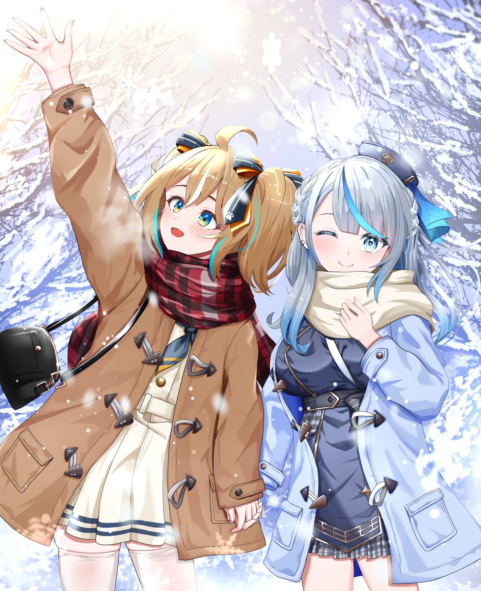 旅ぷら！面白かったので雪の絵をば・・・⛄🌟☔
#描いていルカ 
#ひなた成長記録