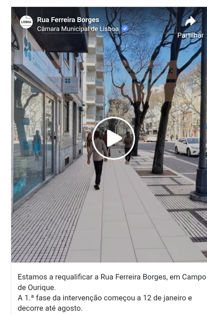 custa a acreditar que a CML vai fazer isto à Ferreira Borges, em Campo de Ourique
Que coisa tão feia e parva