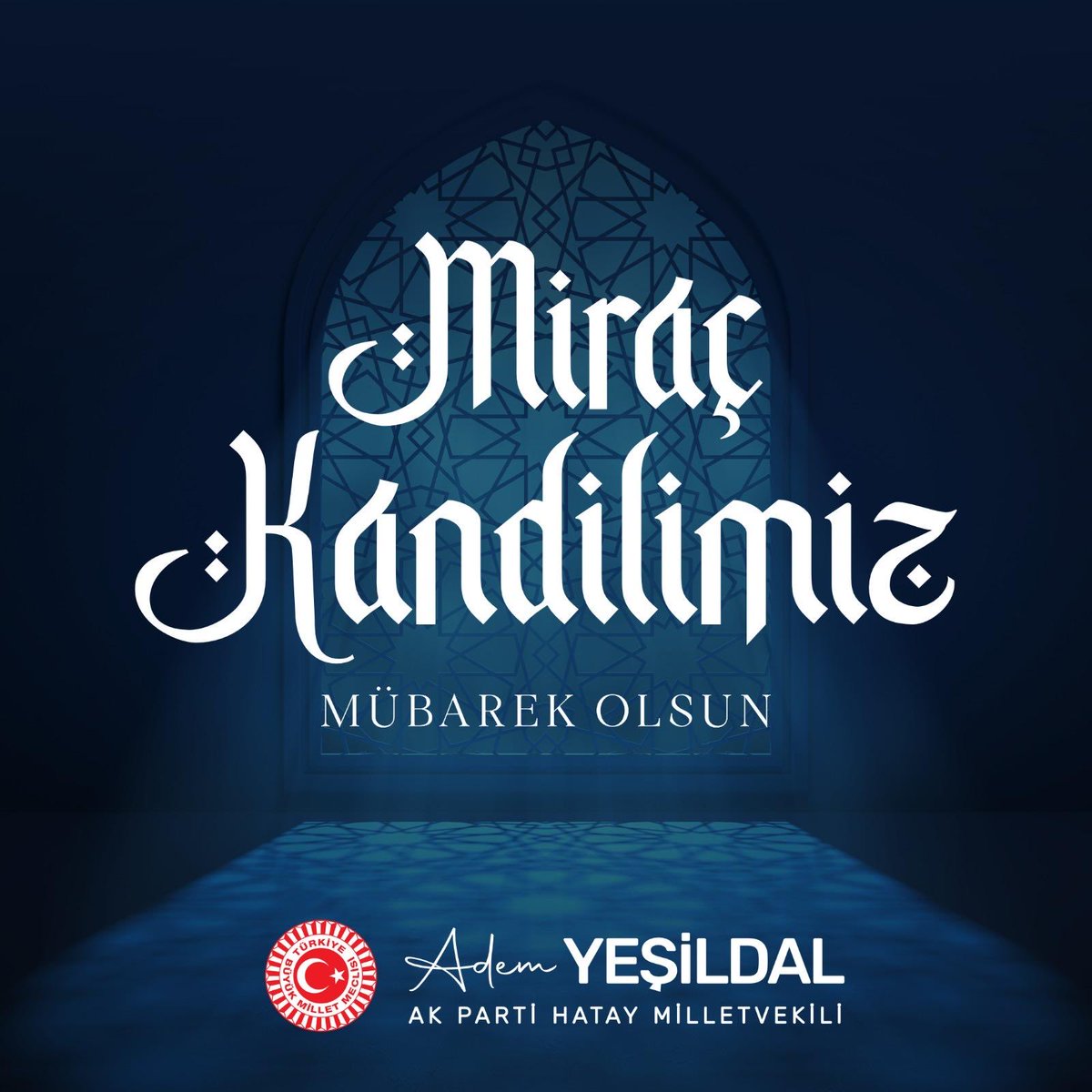 ademyesildal's tweet photo. Miraç kandilimiz mübarek olsun. Hayırlara vesile olsun inşallah. https://t.co/NPqouskalt