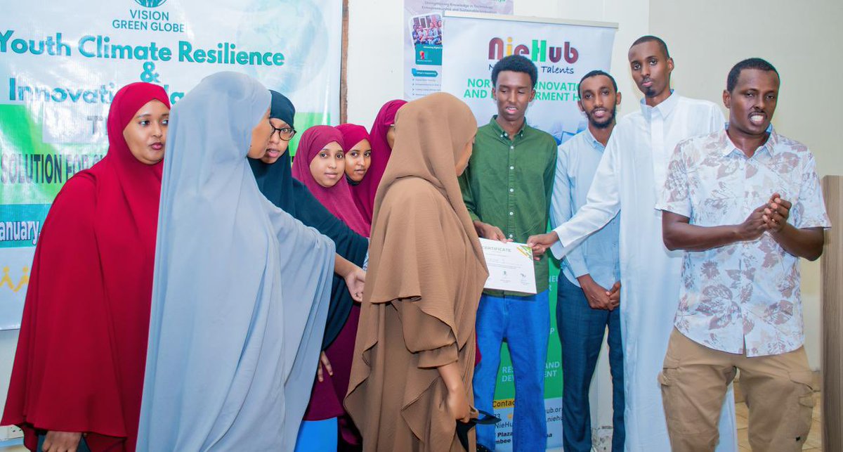 NIEhub's tweet photo. We have successfully concluded the Youth Climate Resilience Hackathon in Garissa

Young people came together to innovate, collaborate and design solutions for a more climate resilient future.

We are proud to have hosted one of the best hackathons of its kind 

#hackathon https://t.co/Xiy4C8TjCj