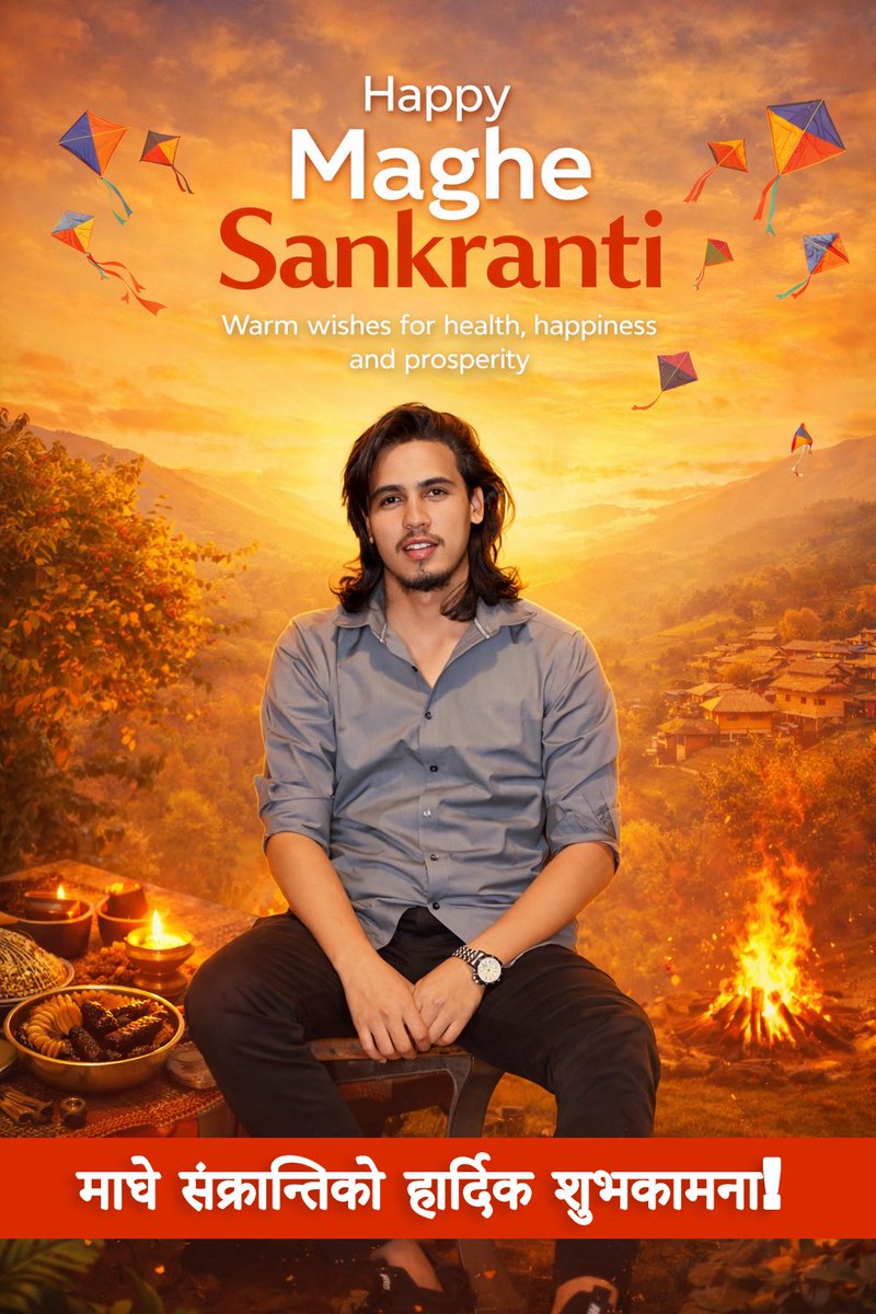 माघे संक्रान्तिको हार्दिक शुभकामना! 🪁🔥

घ्यू, चाकू, तरुल र तिलको लड्डु खाँदै, परिवार र आफन्तसँग खुसी साटासाट गरी मनाइने यस पावन पर्वले तपाईँको जीवनमा सुस्वास्थ्य, सुख र समृद्धिको नयाँ घाम झुल्काओस्। ☀️

#MagheSankranti #NepaliFestival #Tradition #WarmWishes