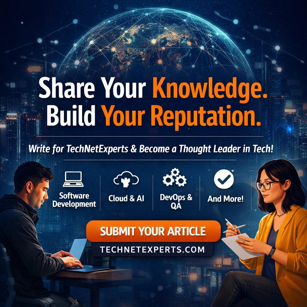technetexpert's tweet image. Your expertise deserves visibility.

TechNetExperts invites tech pros &amp;amp; writers to share insights on AI, DevOps, Cloud, QA &amp;amp; more—build your personal brand as a thought leader.

Submit 👉 technetexperts.com/contact-us/

#ThoughtLeadership #TechContent #GuestPosting #ITWriters