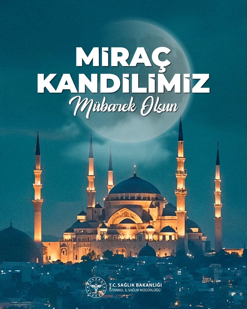 Miraç Kandilimiz mübarek olsun.