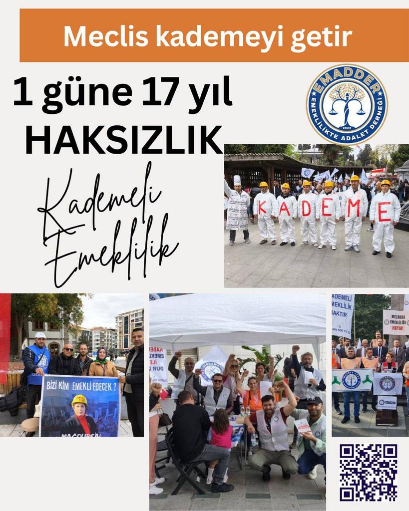 <a href="/mihribanugurluu/">Mihriban UĞURLU ⚖️</a> <a href="/EmadDernegi/">EMEKLİLİKTE ADALET DERNEĞİ ⚖️</a> 08.09.1999 
Bin Geceden Hayırlı Bir Gecemi?
<a href="/csgbakanligi/">T.C. Çalışma ve Sosyal Güvenlik Bakanlığı</a>
<a href="/isikhanvedat/">Prof. Dr. Vedat Işıkhan</a>
<a href="/Akparti/">AK Parti</a>
<a href="/RTErdogan/">Recep Tayyip Erdoğan</a>
<a href="/herkesicinCHP/">CHP 🇹🇷</a>
<a href="/MHP_Bilgi/">MHP</a>

<a href="/mihribanugurluu/">Mihriban UĞURLU ⚖️</a>
<a href="/EmadDernegi/">EMEKLİLİKTE ADALET DERNEĞİ ⚖️</a>
#KademeArtıkŞart