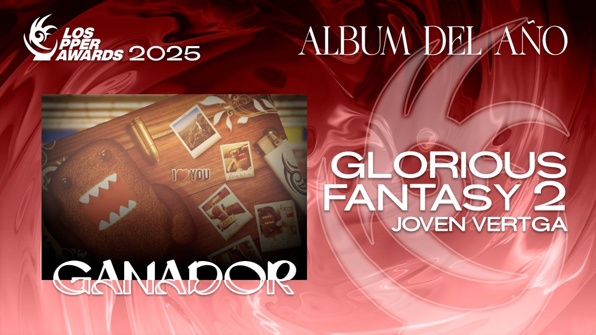 PprCrew's tweet photo. ¡Felicidades a @TeenXTC_ por llevarse las 3 categorías principales de música de los #ThePPERAwards 2025!
Artista del Año
Canción del Año: Jebediah
Album del Año: Glorious Fantasy 2 https://t.co/p2xoiMtfmV